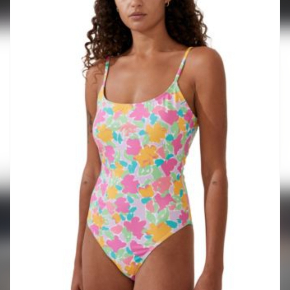NWT Cotton On Celeste Floral One-Piece Swimsuit Size Large